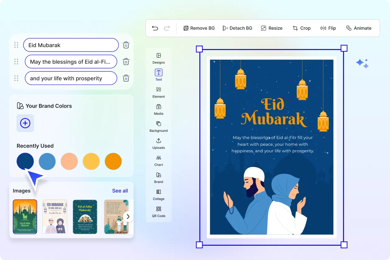 Free AI Eid Mubarak Wishes Generator, Free AI Eid Mubarak Wishes Maker Online